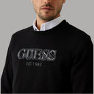 Guess felpa nera con logo M5BQ08 K9Z21 JBLK - Prodotti di Classe
