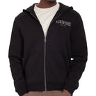 Guess felpa nera con zip e cappuccio M5BQ48 K9Z21 JBLK Felpe Guess