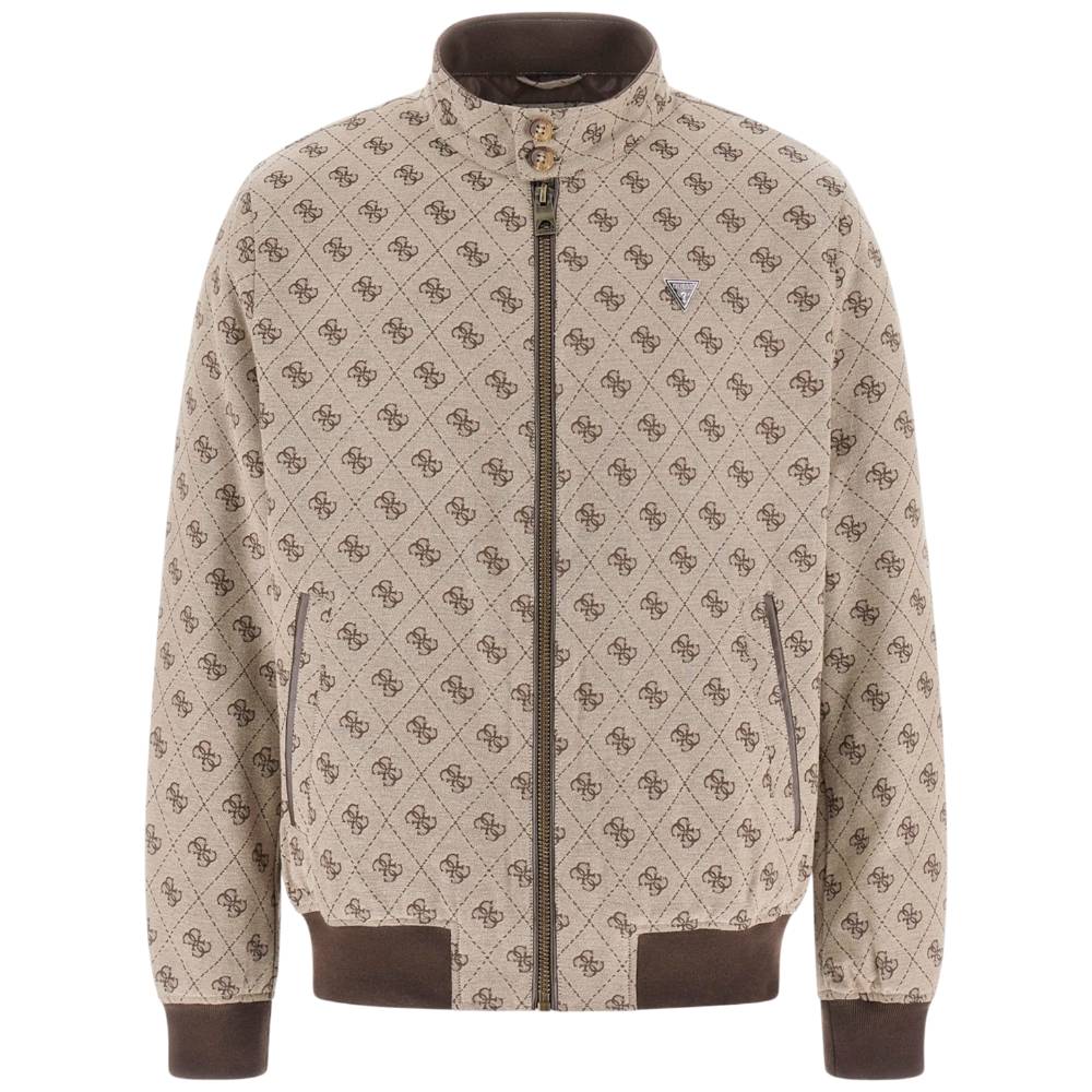 Guess giacca con logo 4G jacquard M5YL04 WGUE0 FN4K Giubbini Guess