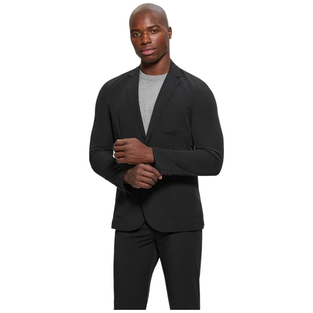 Guess giacca nera blazer monopetto Tyron M5RN09 WGUP2 JBLK Giacche Guess