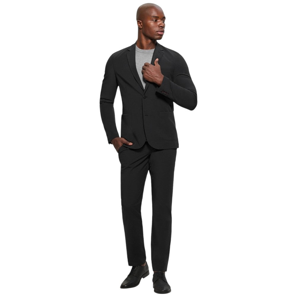 Guess giacca nera blazer monopetto Tyron M5RN09 WGUP2 JBLK Giacche Guess