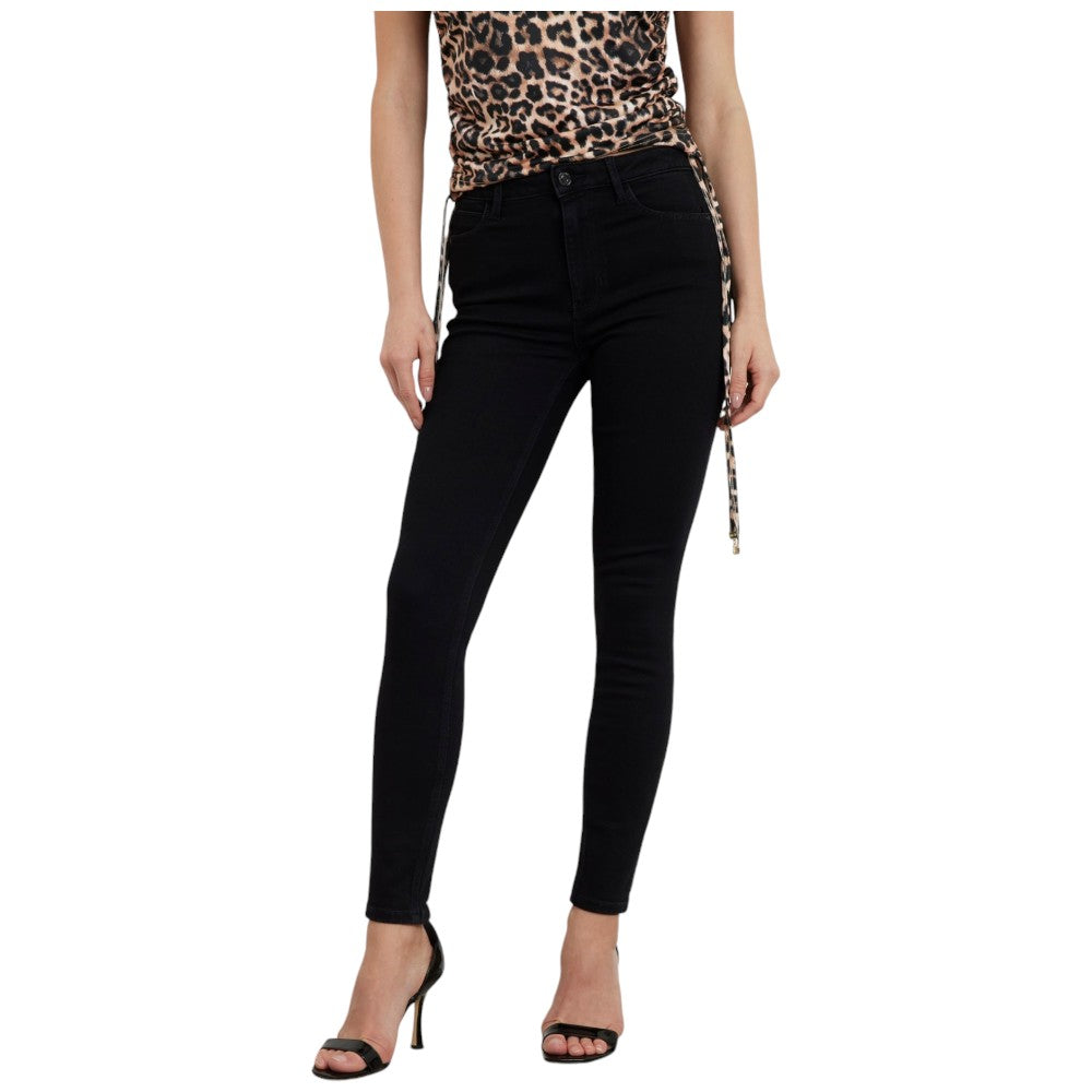 Guess jeans skinny nero 1981 W2YA46 D4PZ1 CBL1 Jeans Guess