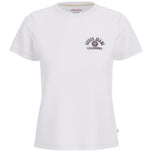 T-shirt bianca Guess Jeans con stampa piccola sul petto e scollo rotondo