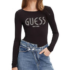 Guess maglia body nero NEVA W5YP05K68D2JBLK Maglieria Guess