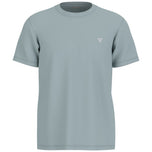 T-shirt manica corta chiara con logo triangolare sul petto