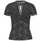 Guess maglia nera in pizzo Jolly Girly W5GP12 KCS90 JBLK T-shirt Guess