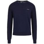 Maglioncino Guess blu con girocollo e maniche lunghe, lavorazione a maglia