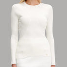 Guess maglione bianco a coste W5YR08 Z0040 G012 - Prodotti di Classe
