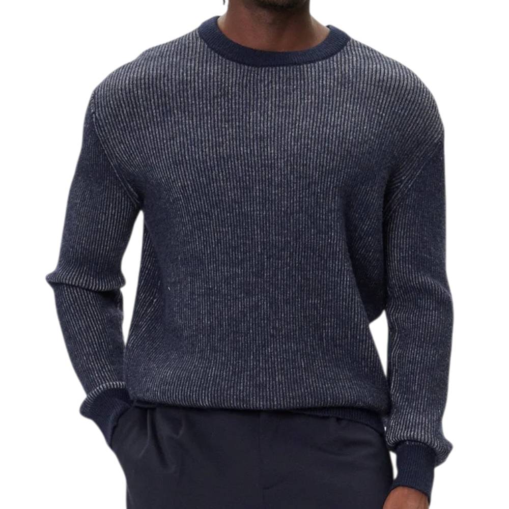 Guess maglione blu a coste JOHNATHAN M5BR20 Z0482 FBCT Maglieria Guess