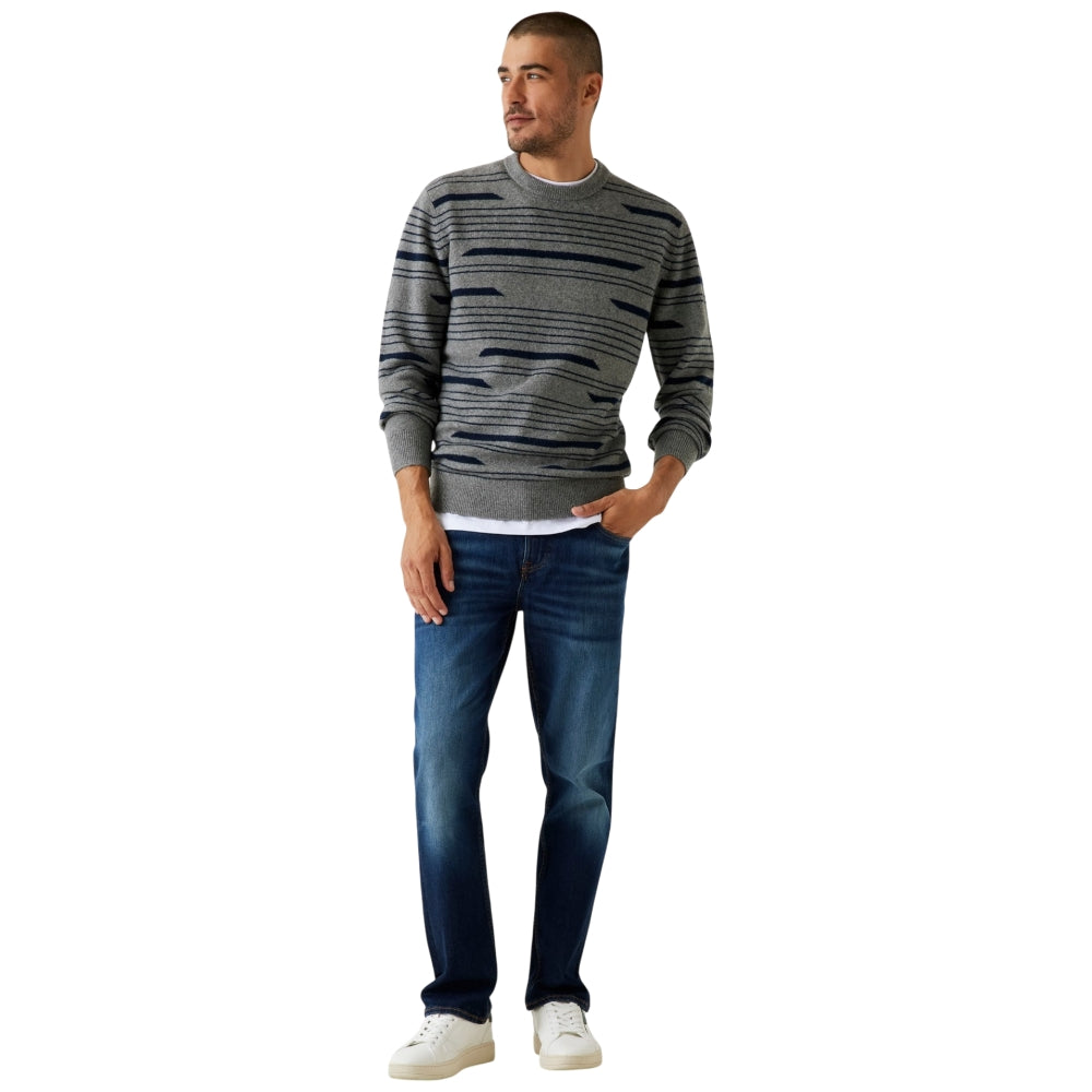 Guess maglione in misto lana a righe JORDAN M5BR26 Z0522 SM03 Maglieria Guess