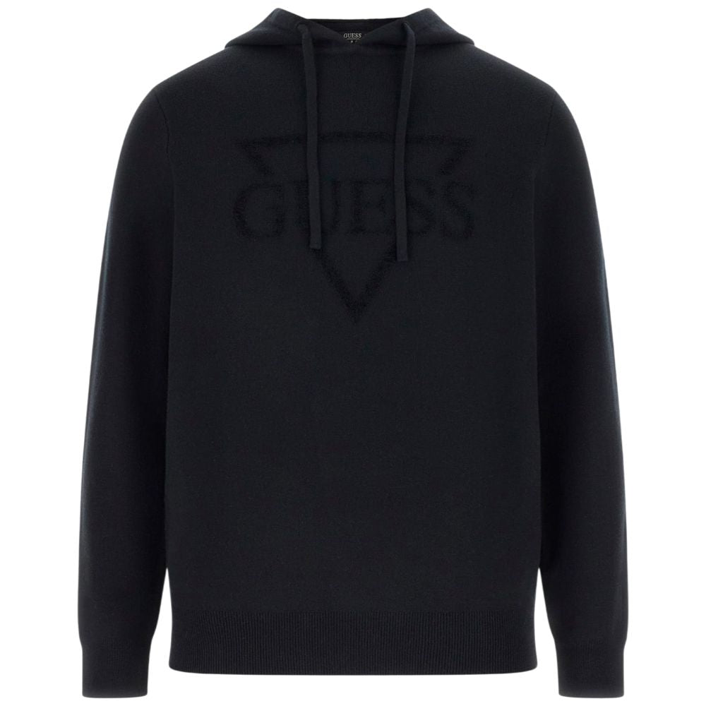 Guess maglione nero con cappuccio JOBY M5BR18Z0470JBLK Felpe Guess