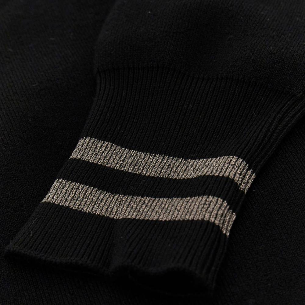 Guess maglione nero con logo borchie SYLVIE W5BR42Z26I2JBLK Maglieria Guess