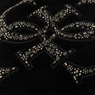 Guess maglione nero con logo borchie SYLVIE W5BR42Z26I2JBLK Maglieria Guess