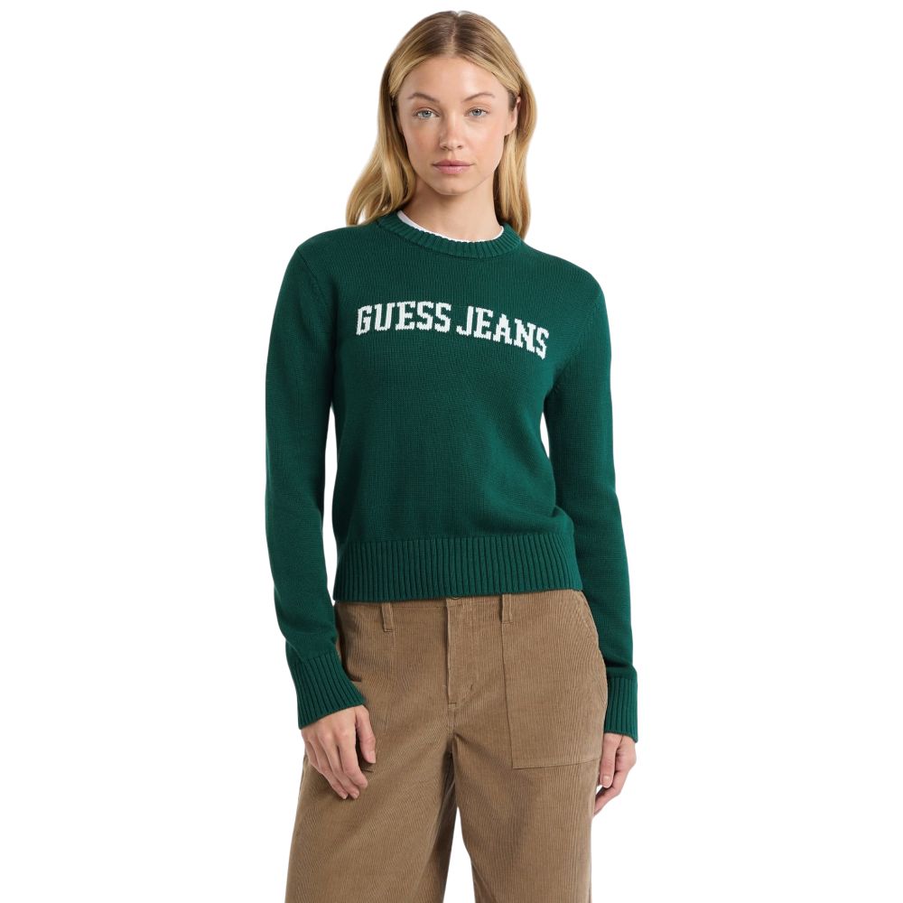 Guess maglione verde GJ LS W4BR10 Z3HM1 G8FA Maglieria Guess Jeans