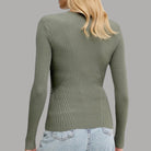Guess maglione verde a coste W5YR08 Z0040 G831 - Prodotti di Classe