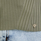 Guess maglione verde a coste W5YR08 Z0040 G831 - Prodotti di Classe