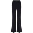 Guess pantalone flare nero CHRISSY W5BB16KCMU2JBLK Pantaloni Guess