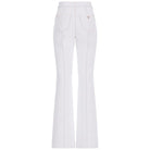 Guess pantalone svasato bianco New Faye W4BA0P WFQYB G012 Pantaloni Guess