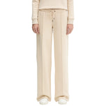 Pantaloni tuta Guess crema con coulisse in vita e tasche laterali