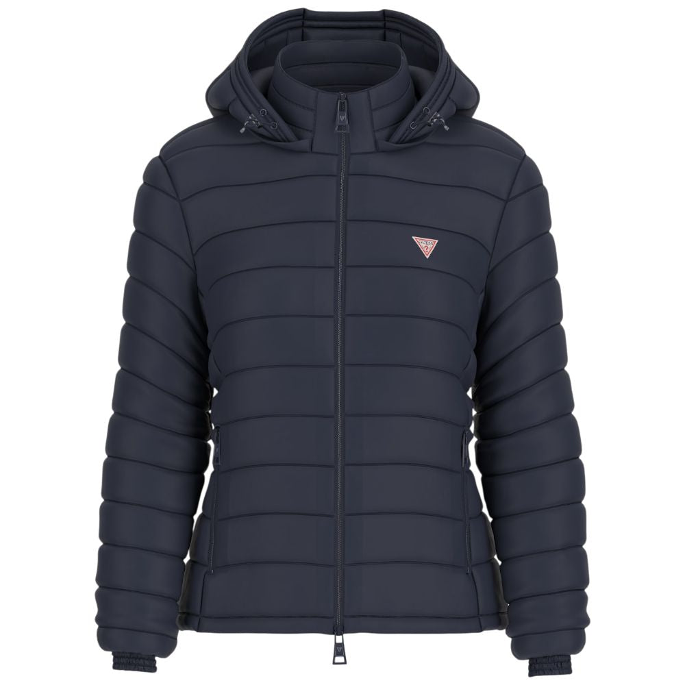 Guess piumino blu con cappuccio GJ W5RL99 WHAB2 A71W Giubbini Guess Jeans