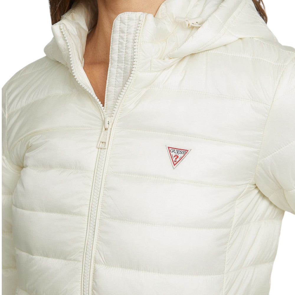 Guess piumino giacca puffer avorio W4YL00 WG922 G053 Giubbini Guess Jeans
