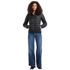 Guess piumino nero con cappuccio GJ W5RL99 WHAB2 JBLK Giubbini Guess Jeans