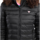 Guess piumino nero con cappuccio GJ W5RL99 WHAB2 JBLK Giubbini Guess Jeans