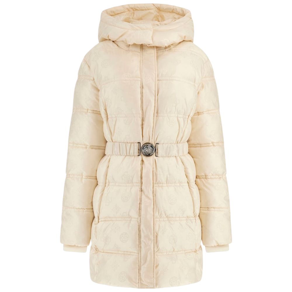 Guess piumino puffer lungo vaniglia IMMA W5BL44W2912G1F7 Giubbini Guess