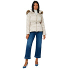 Guess piumino vera piuma New Oxana short beige W4BL53 WEX52 G1M5 Giubbini Guess