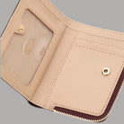 Portacarte Guess con interni beige, portatessere e tasca con finestra ovale