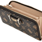 Guess portafoglio marrone logo peony SILIA SWGP9890146ESL Portafogli Guess