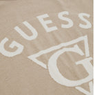 Guess pullover beige logo jacquard Edgar M4BR06 Z3H82 G1DH Maglieria Guess