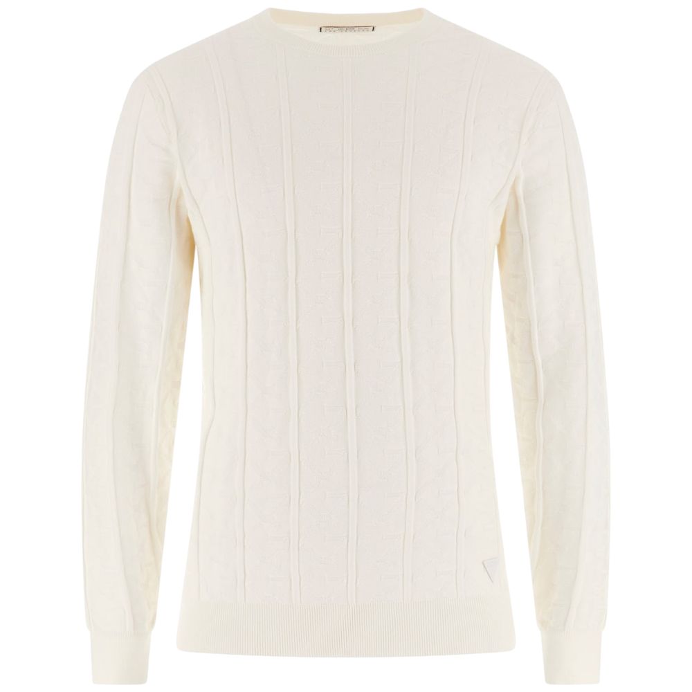 Guess pullover bianco HERON M5YR07 Z3FC2 G018 Maglieria Guess
