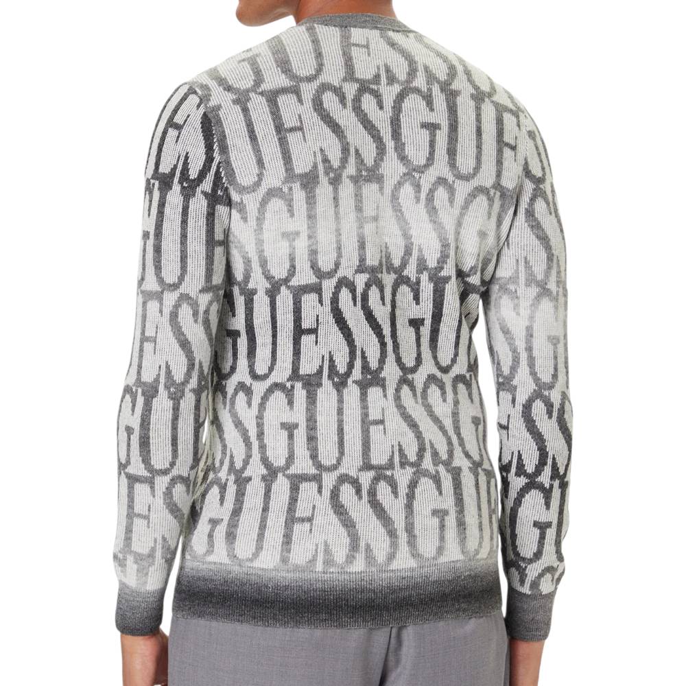 Guess pullover grigio JOSHAWA M5BR24 Z0500 FM16 Maglieria Guess