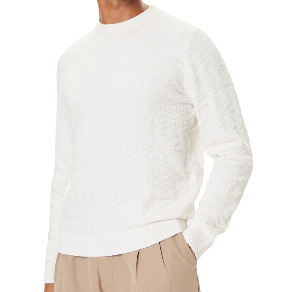 Guess pullover panna RHETT FAIR ISLE M5BR42 Z2ZK2 G018 Maglieria Guess