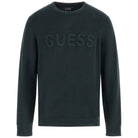 Guess pullover verde logo 3 D a sbalzo M5BR35 Z2ZK2 G8H6 Maglieria Guess