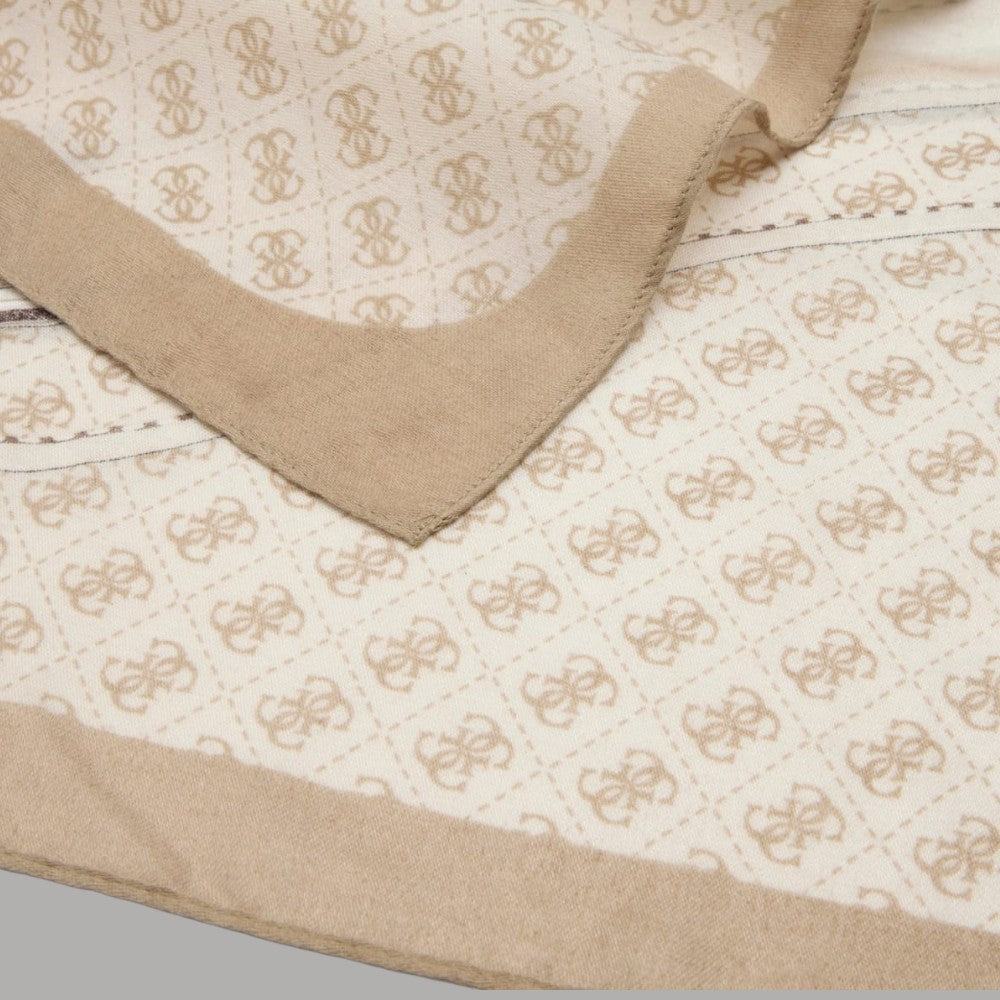 Guess sciarpa beige 90x180 NOELLE AW5413 POL03 WLO - Prodotti di Classe