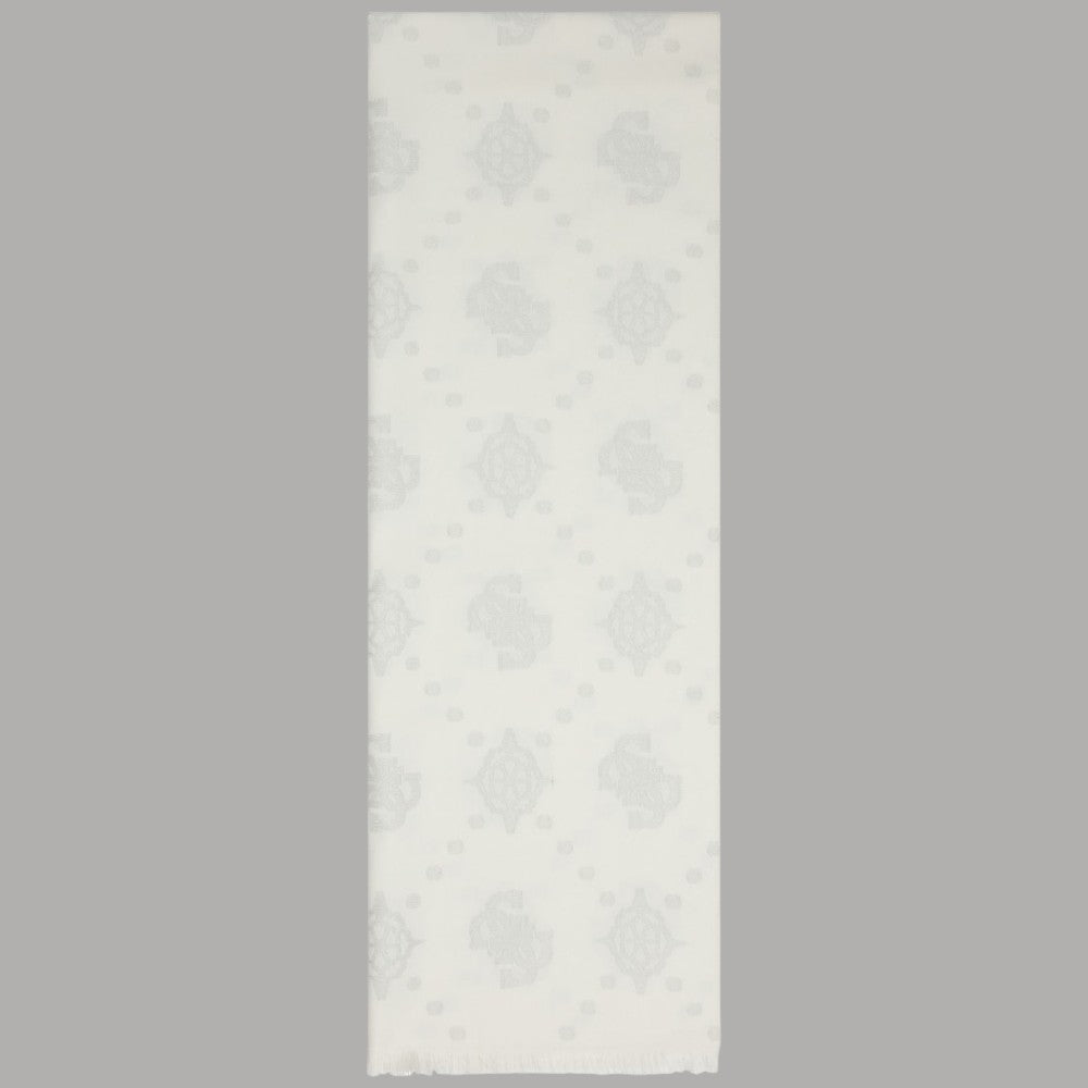Guess sciarpa bianca argento 70X180 AW5408 POL03 WHI - Prodotti di Classe