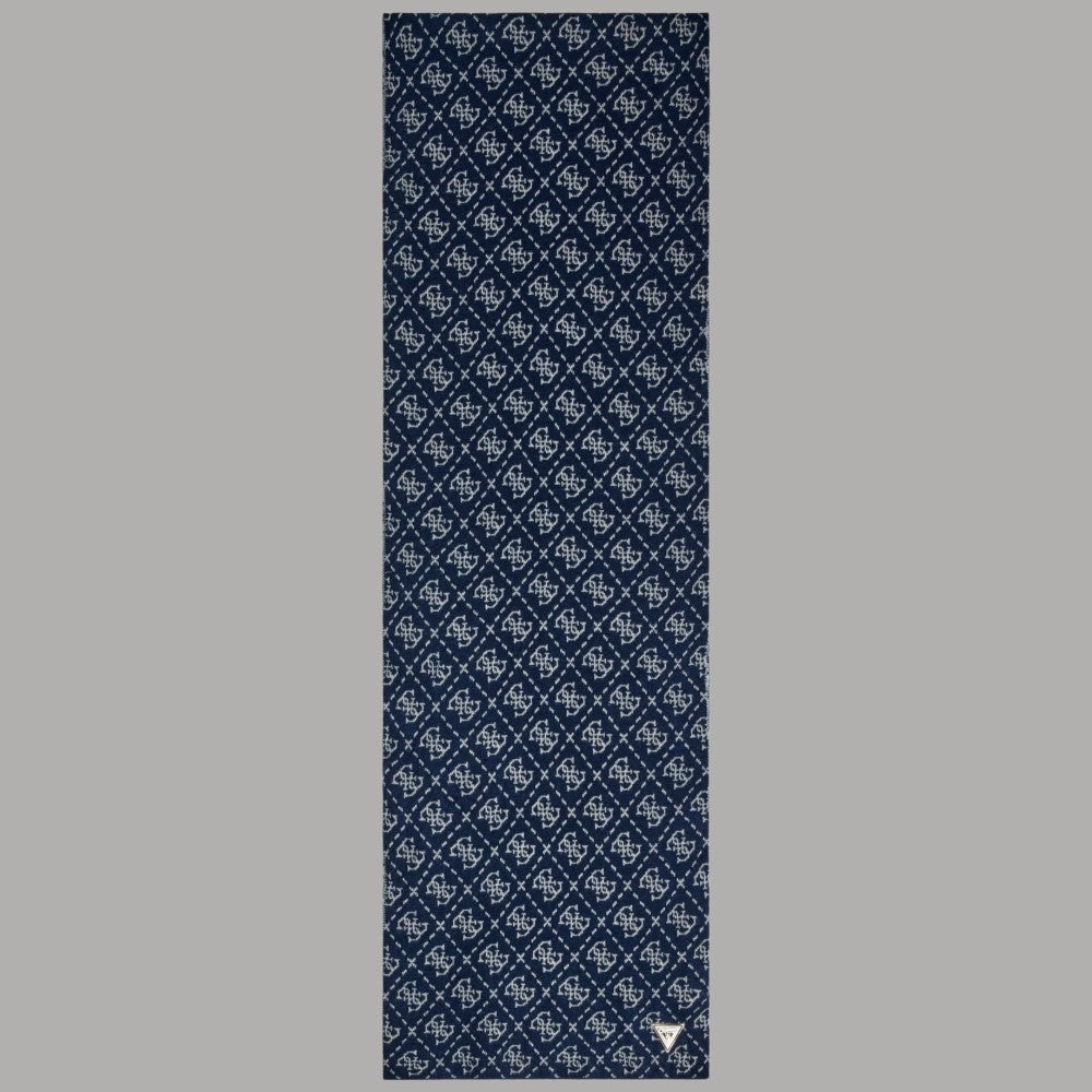 Guess sciarpa blu da uomo logo 4G M5BZ19 Z0442 FBDB - Prodotti di Classe