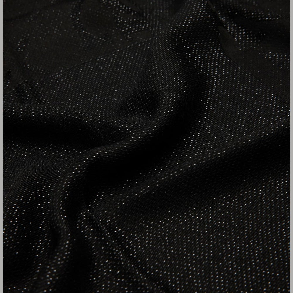 Guess sciarpa nera 80X180 logo 4G AW5378 POL03 BLA - Prodotti di Classe