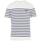 Guess t-shirt bianca blu a righe M4GI33 KC6X1 T-shirt Guess