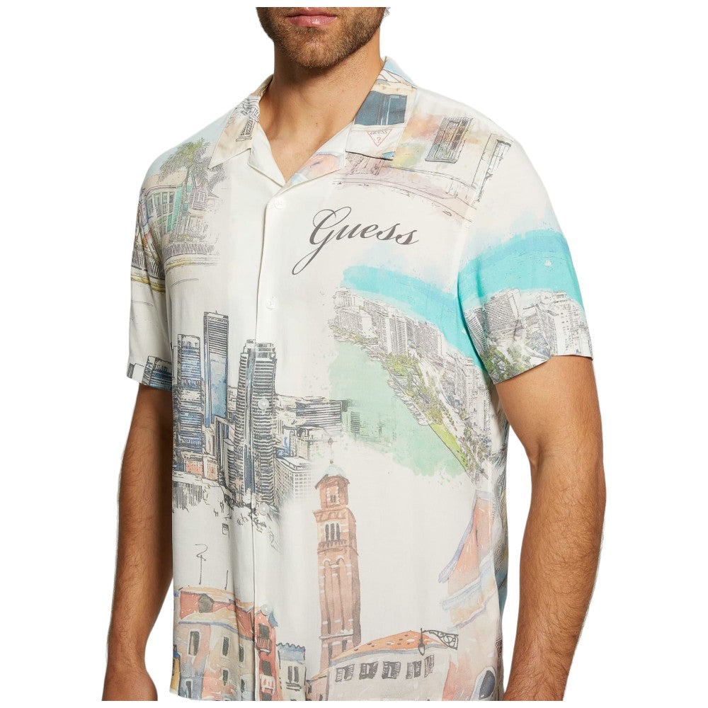 Guess t-shirt camicia manica corta Riviera M4GH57 WD4Z2 T-shirt Guess