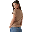 Guess t-shirt in Lyocell sabbia W5GP31 KCSX2 G1DQ T-shirt Guess