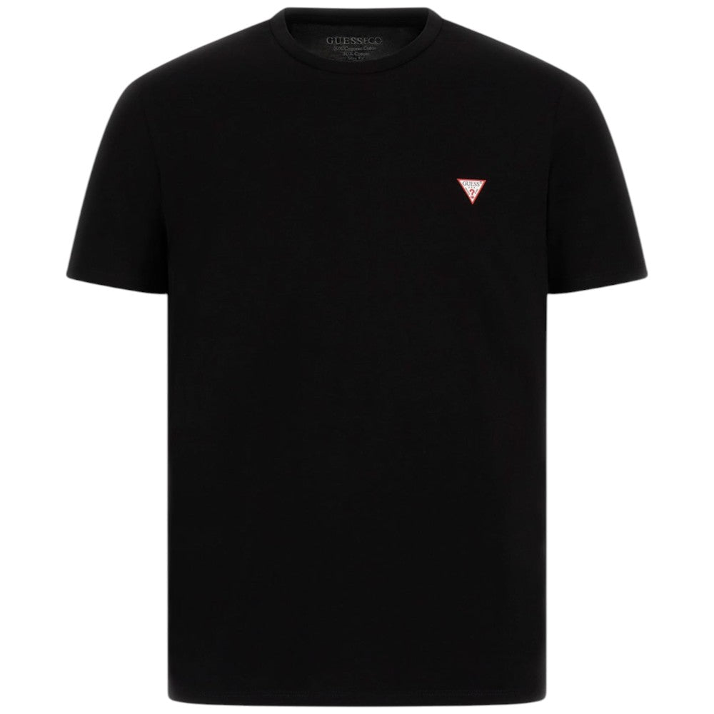 Guess t-shirt nera logo piccolo M2YI36 I3Z14 JBLK T-shirt Guess