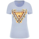 Guess t-shirt polvere TRIANGLE FLOWERS W5YI08J1314A70Q T-shirt Guess