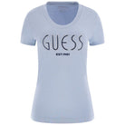 Guess t-shirt polvere logo con strass W5YI05J1314A60R T-shirt Guess