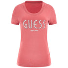 Guess t-shirt rosa logo con strass W5YI05J1314A60R T-shirt Guess