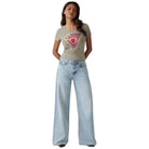 Guess t-shirt sage leaf logo triangolo W5GI10 J1314 G8CJ T-shirt Guess