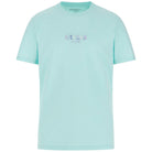 Guess t-shirt verde acqua logo ricamato M4GI92 I3Z14 T-shirt Guess