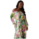 Guess vestito lungo tropical Losee W5GK16 WH9Z2 P8FY Vestiti Guess